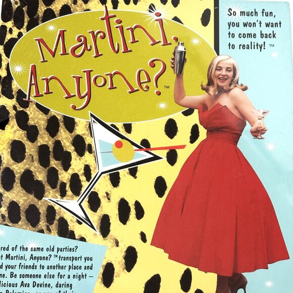 " Martini Anyone " Adult Retro Improv Party Game " Vintage 2000 NWT - Picture 9 of 12